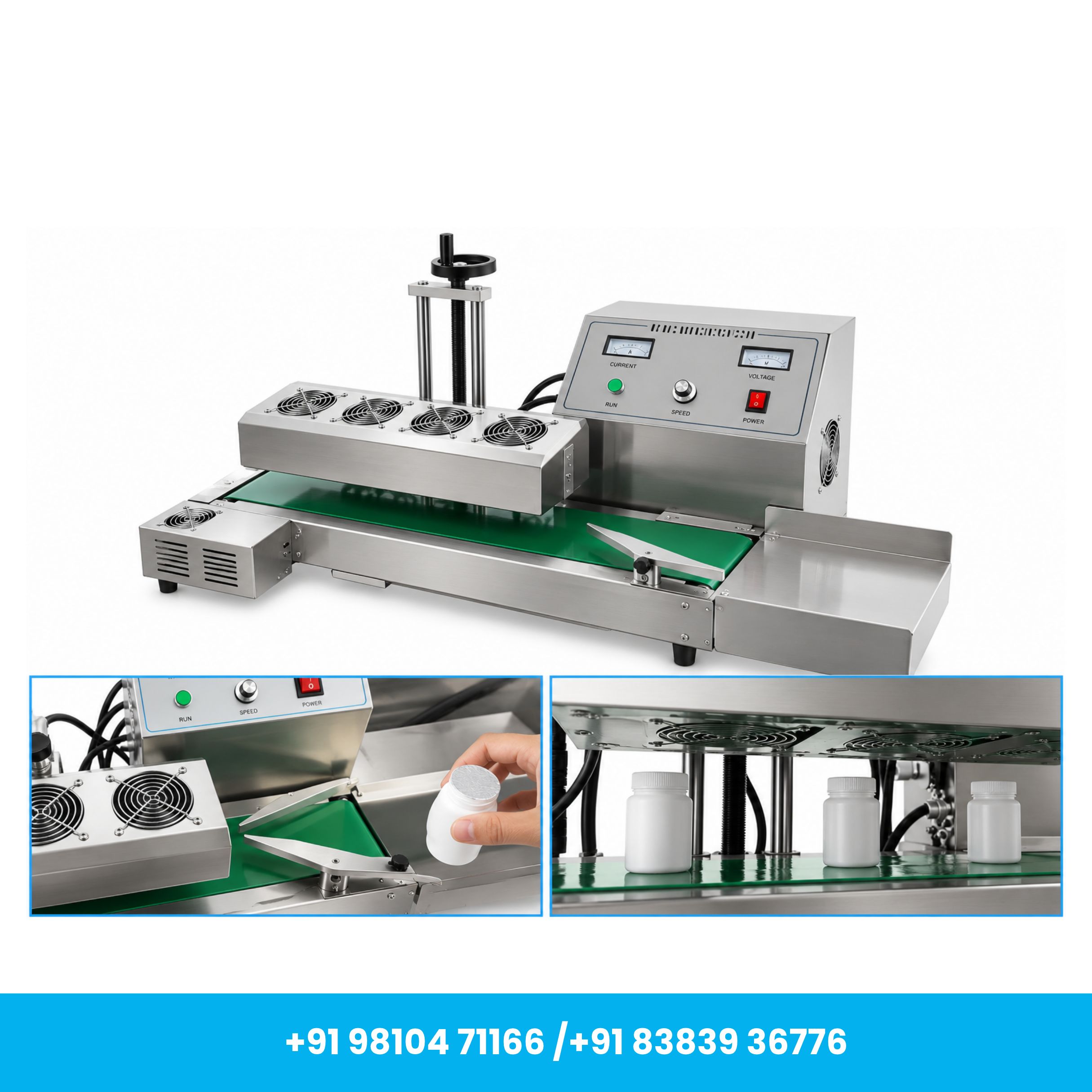 Universal Seal™ LX6000 SS Electromagnetic Induction Sealing Machine – 20 to 80 mm - Image 3