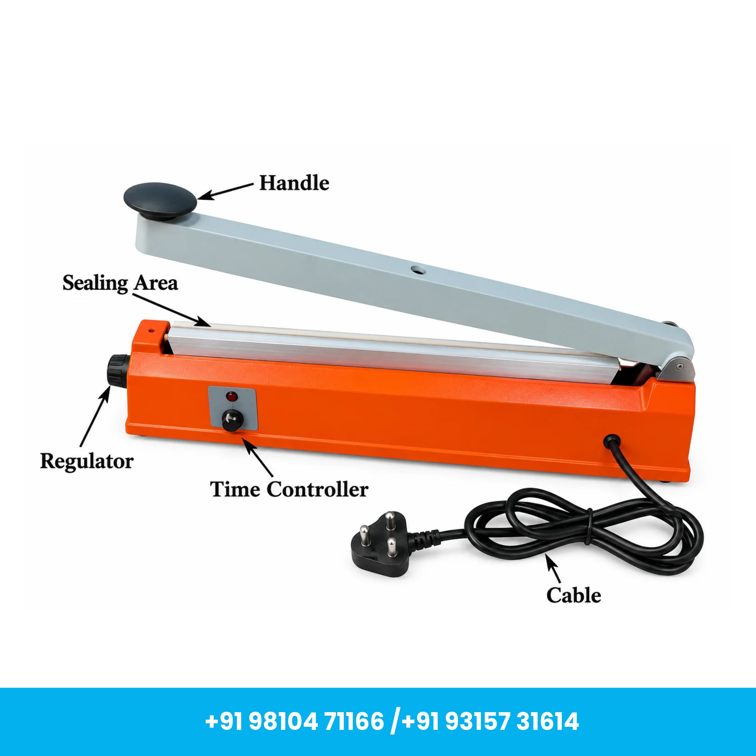 Universal Seal™ Premium Quality 12 Inch Hot Bar Manual Hand Sealing Machine – 200W - Image 2