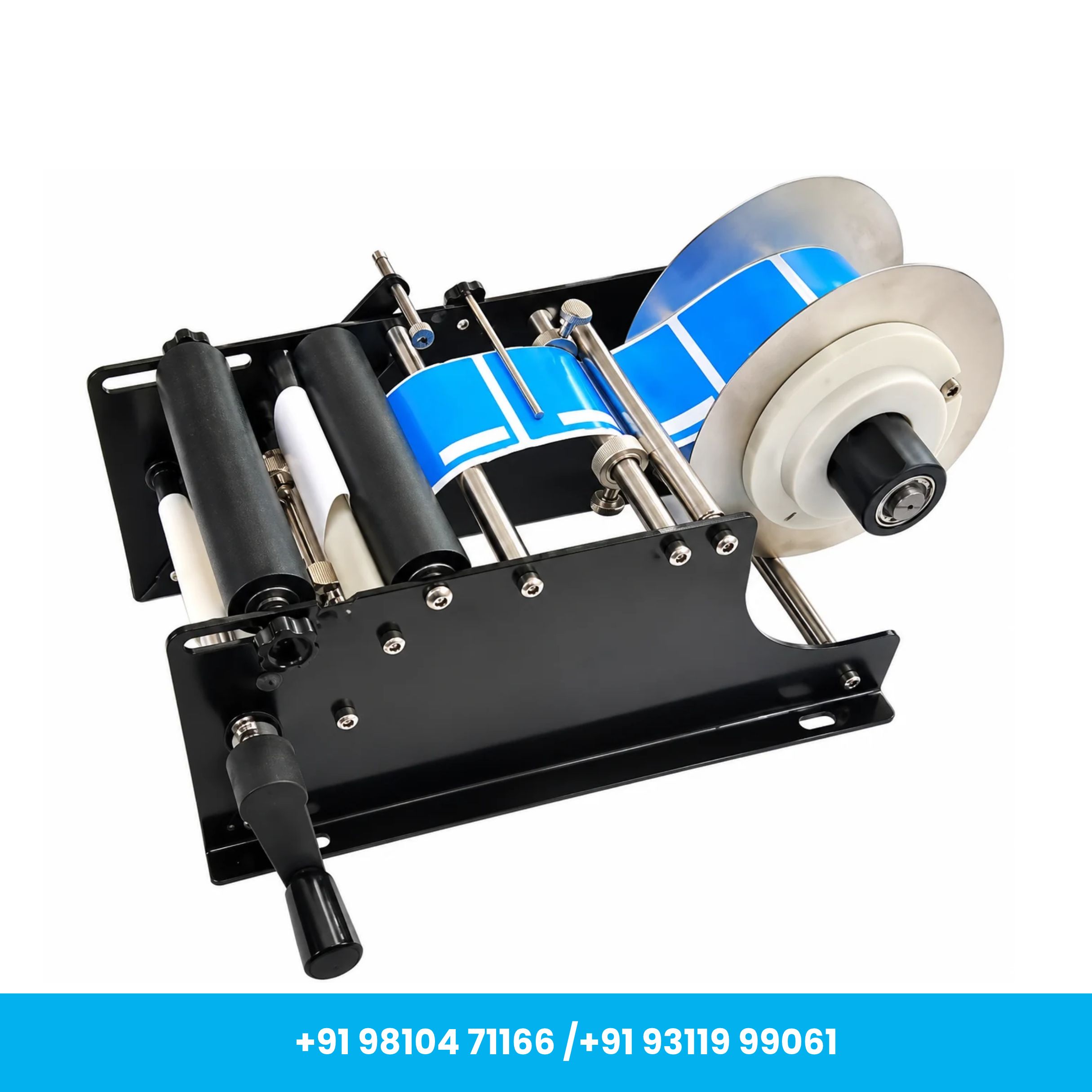 Universal Seal™ MT-30 Manual Round Bottle Labeling Machine for Self-Adhesive Stickers - Image 4