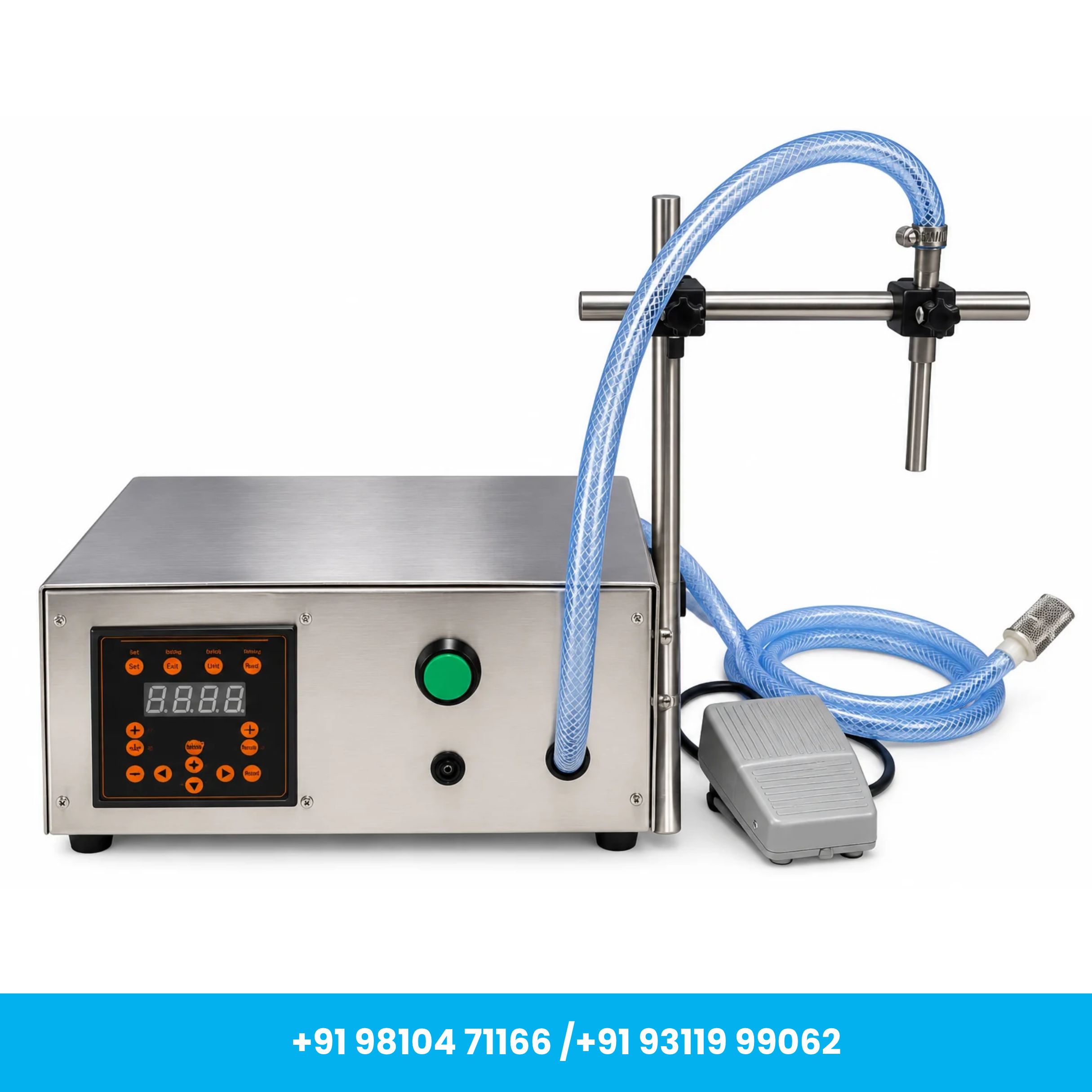 Universal Seal™ 5ml to 3500ml Single Head Digital Liquid Filling Machine for Free-Flowing Liquids