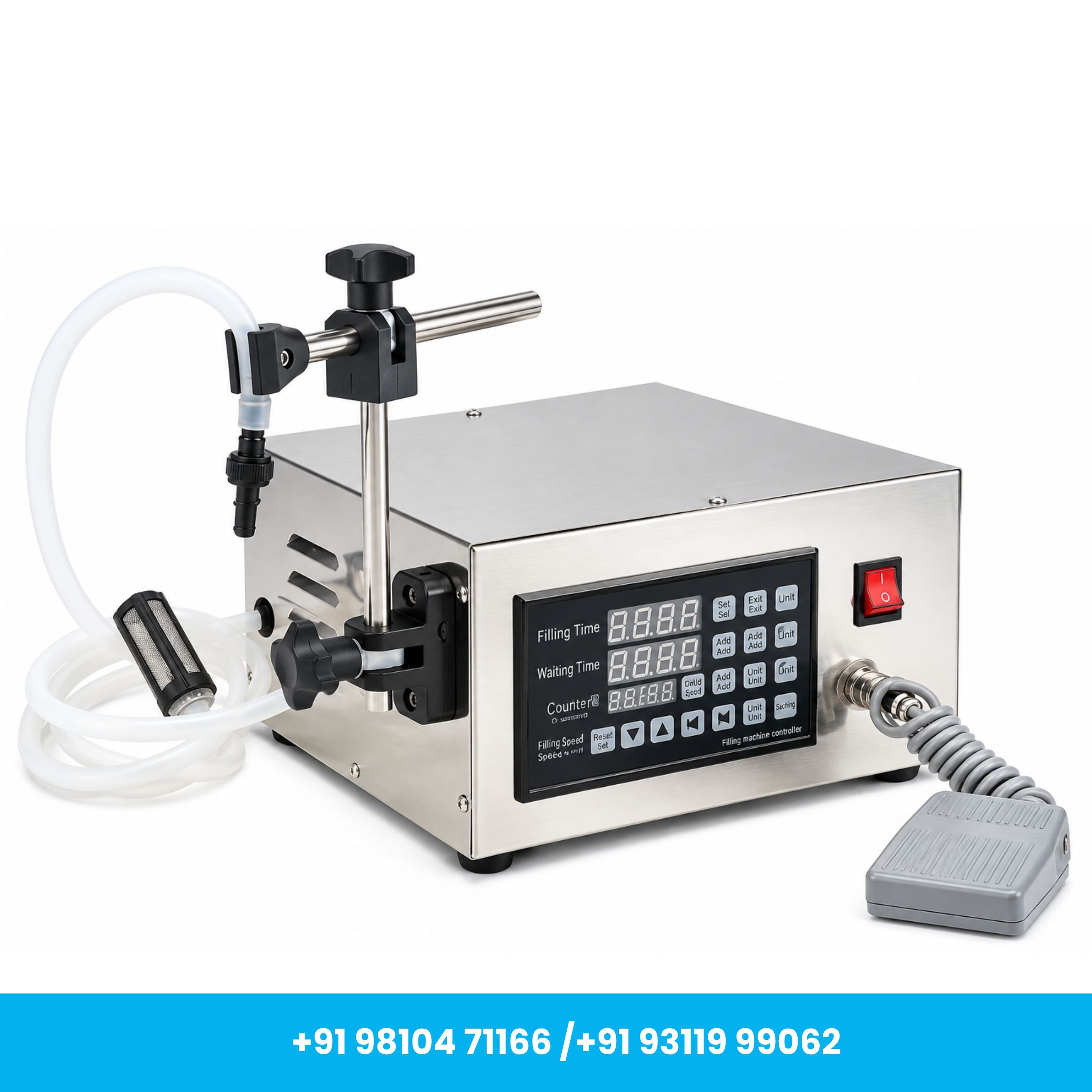 Universal Seal™ 5ml to 2000ml Single Head Digital Liquid Filling Machine