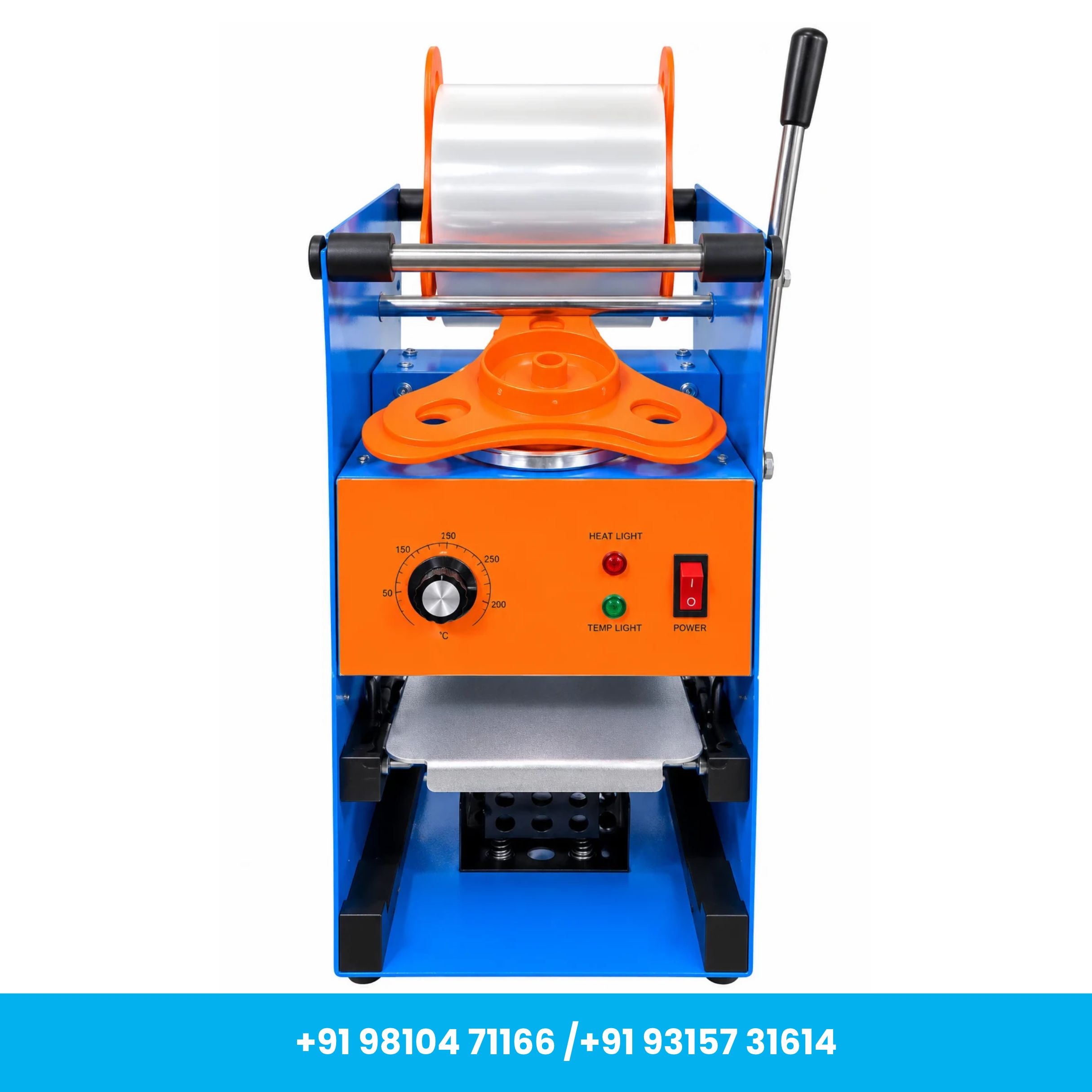 Universal Seal™ Manual Cup Sealing Machine for 70mm, 75mm, 90mm & 95mm Cups - Image 1