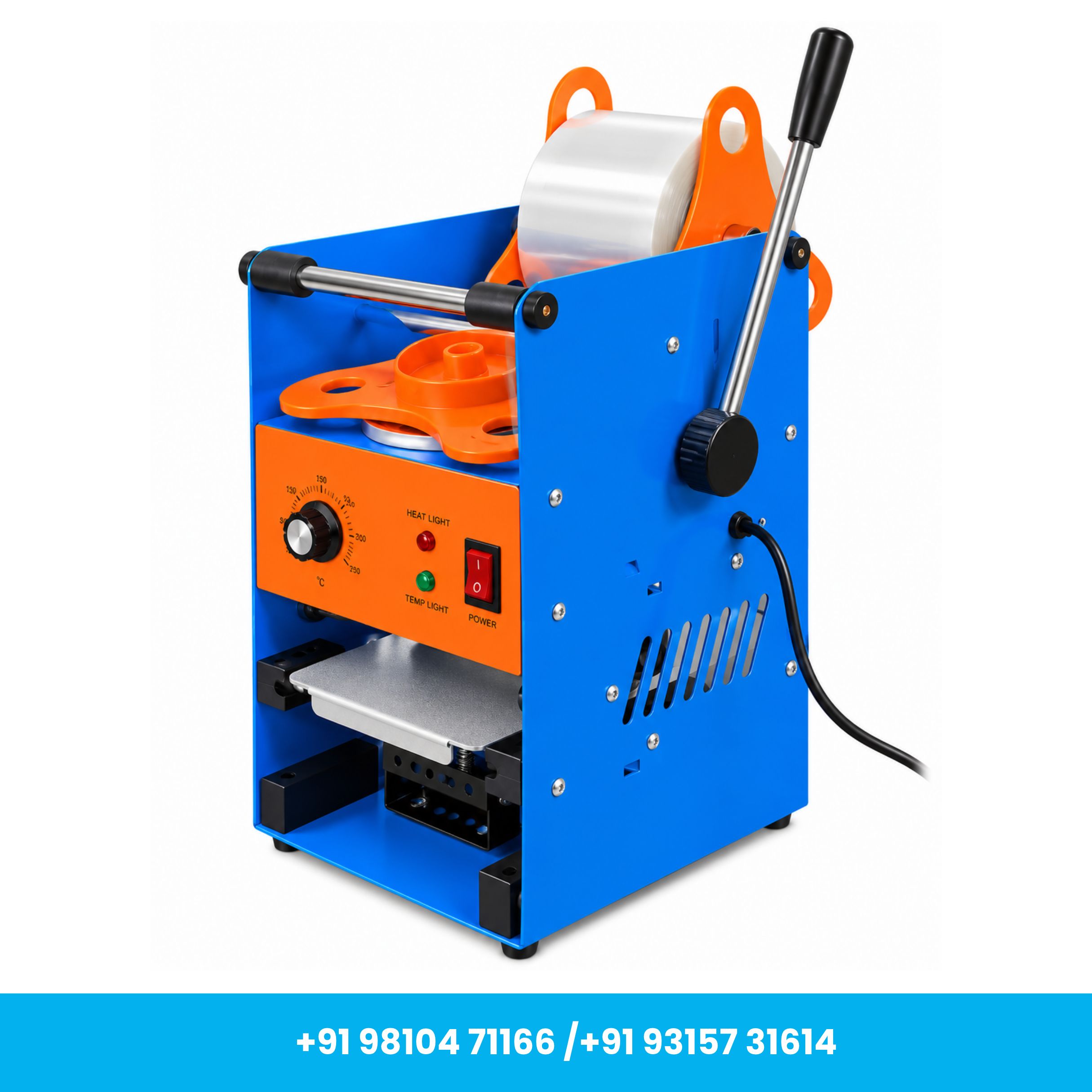 Universal Seal™ Manual Cup Sealing Machine for 70mm, 75mm, 90mm & 95mm Cups - Image 4