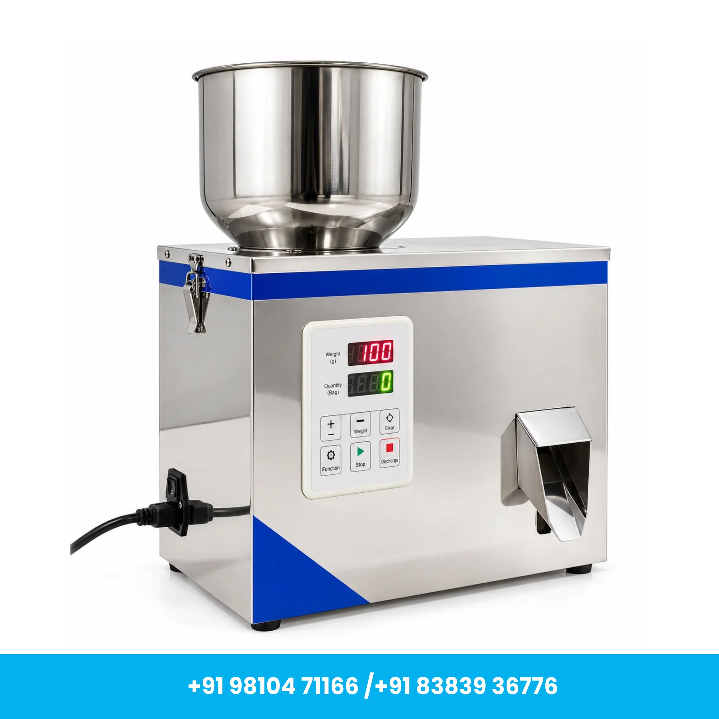 Universal Seal™ 10g to 200g Tabletop Stainless Steel Granule Filling Machine