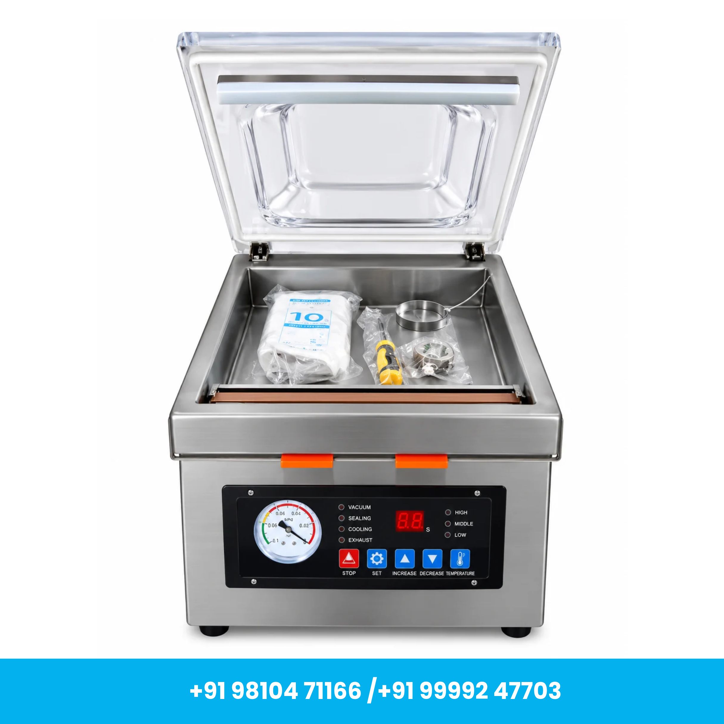 DZ-260 Mini Tabletop Vacuum Packaging Machine - Image 4