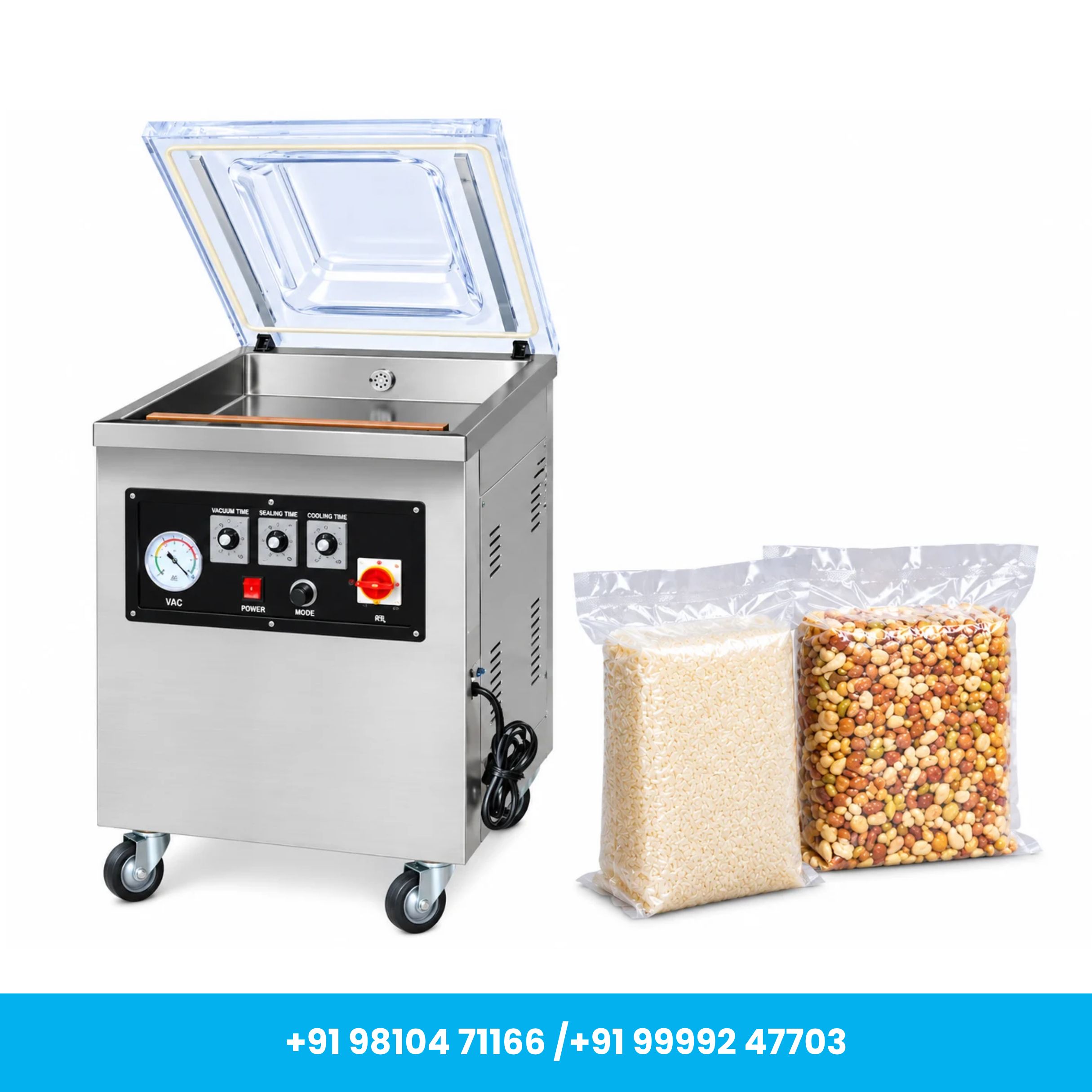 DZ-400 Heavy Duty Single Chamber Vacuum Packaging Machine - Image 3