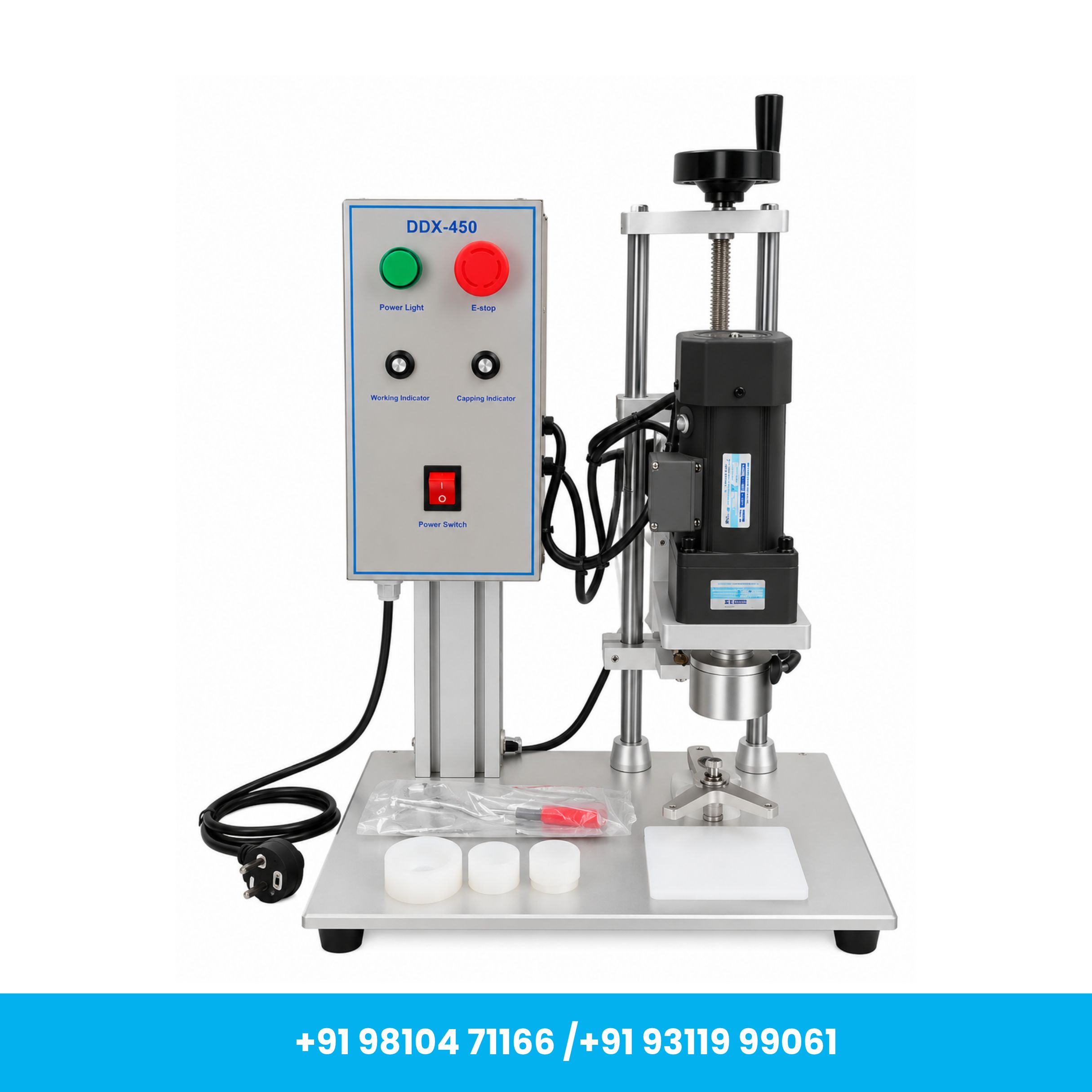 DX450 Semi-Automatic Electric Bottle Capping Machine for Industrial Packaging - Image 4