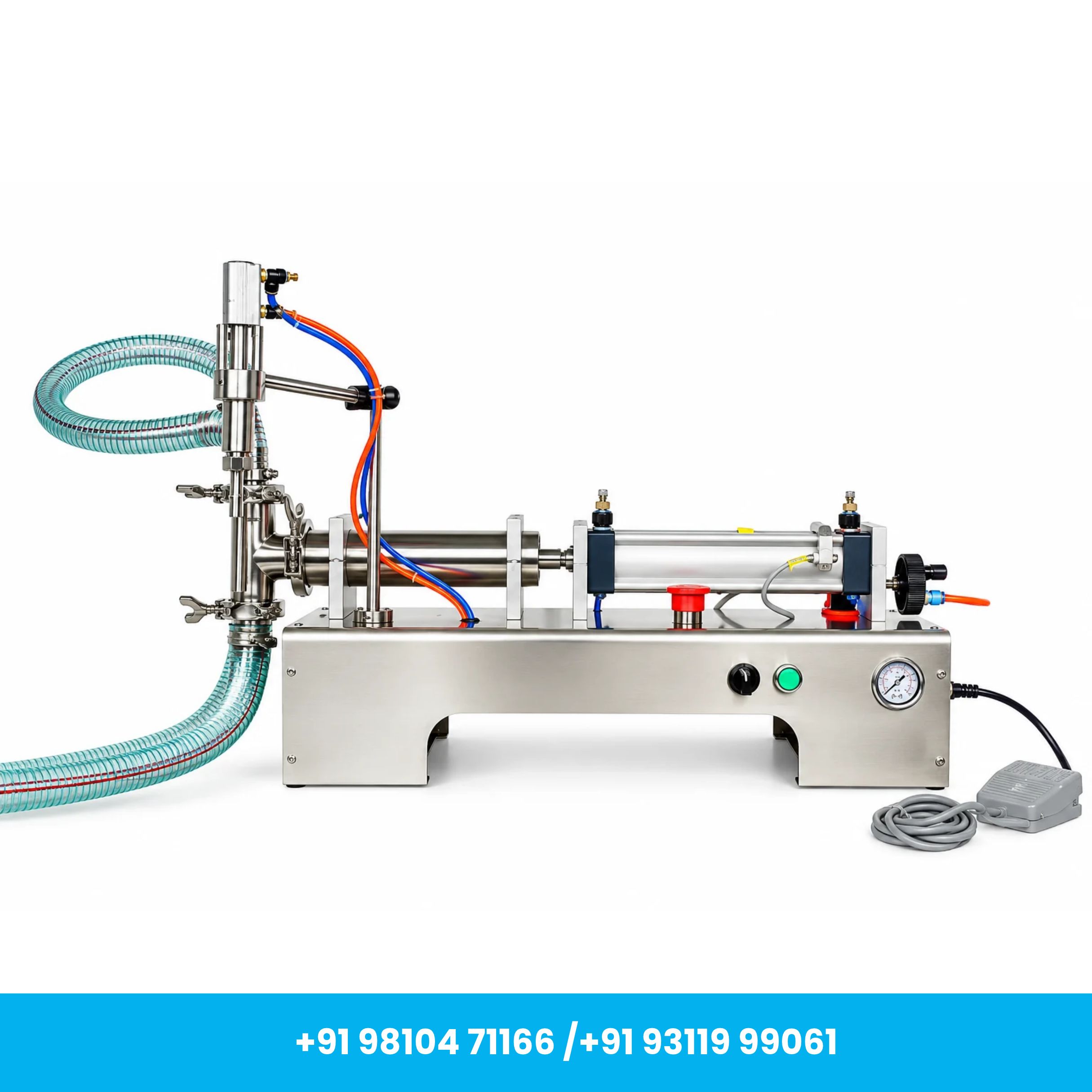 Heavy Duty Semi-Automatic Single Nozzle Liquid Filling Machine 100–1000 ml - Image 4
