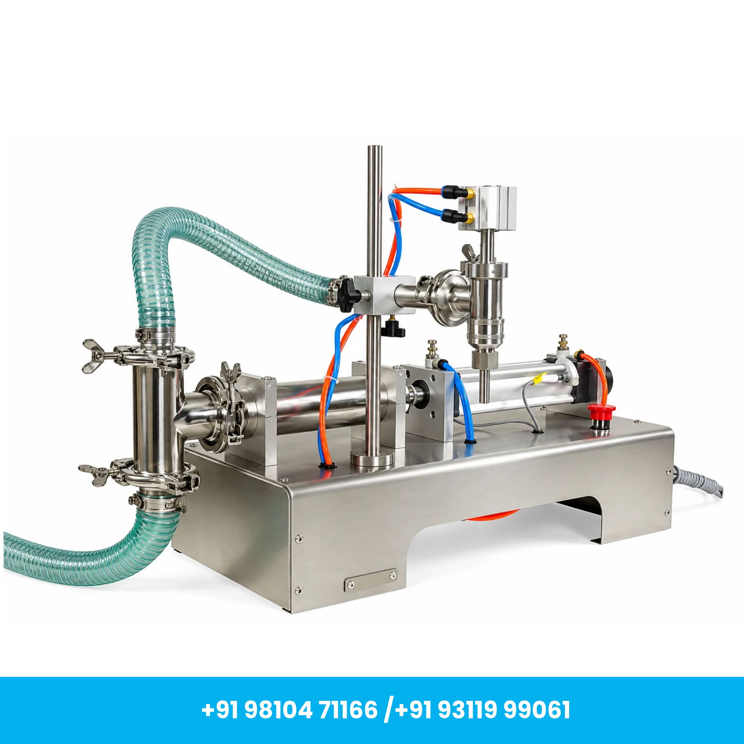 Heavy Duty Semi-Automatic Single Nozzle Liquid Filling Machine 10–100 ml - Image 4