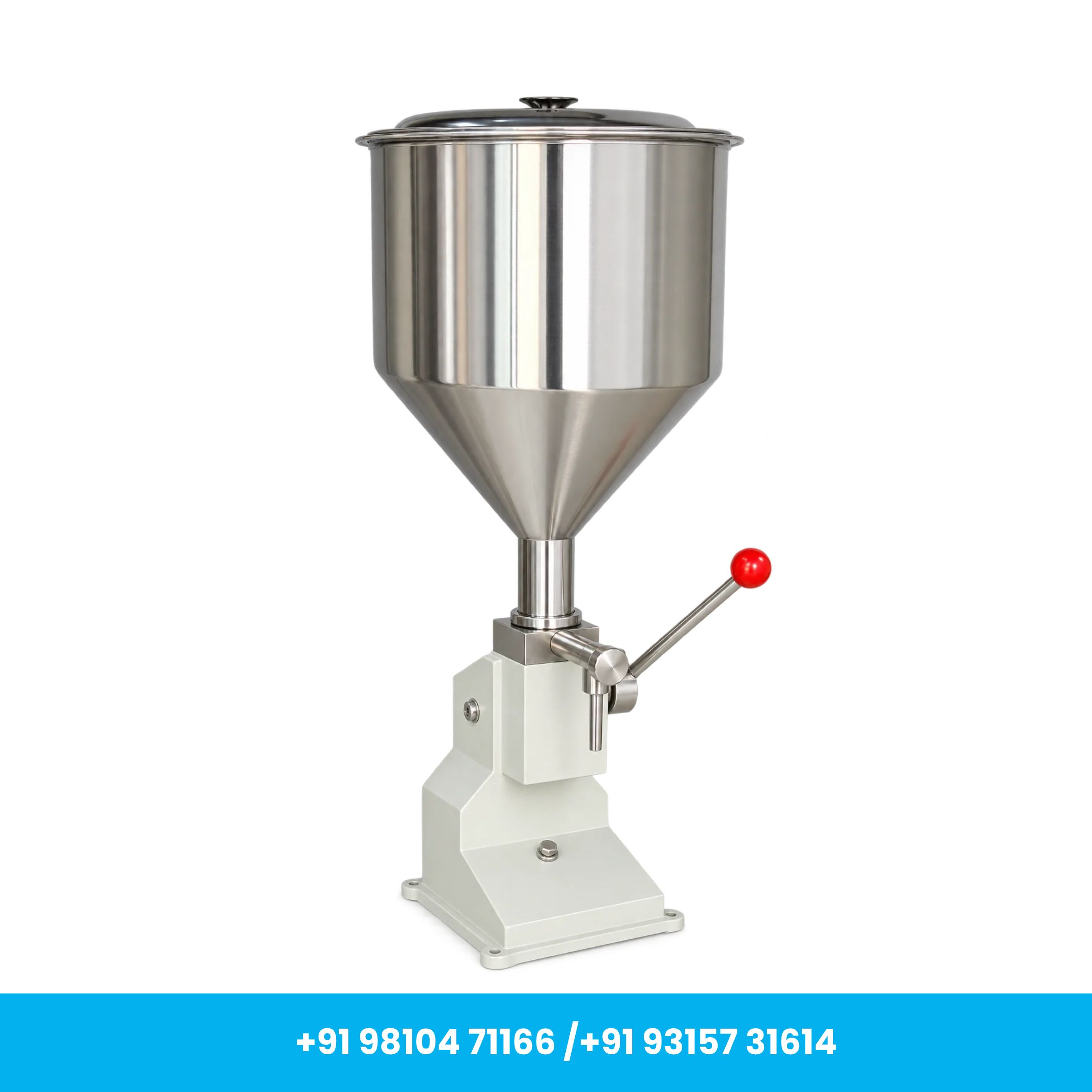 Manual Paste Filling Machine 5–50 ml | Hand Operated Paste Filler - Image 3