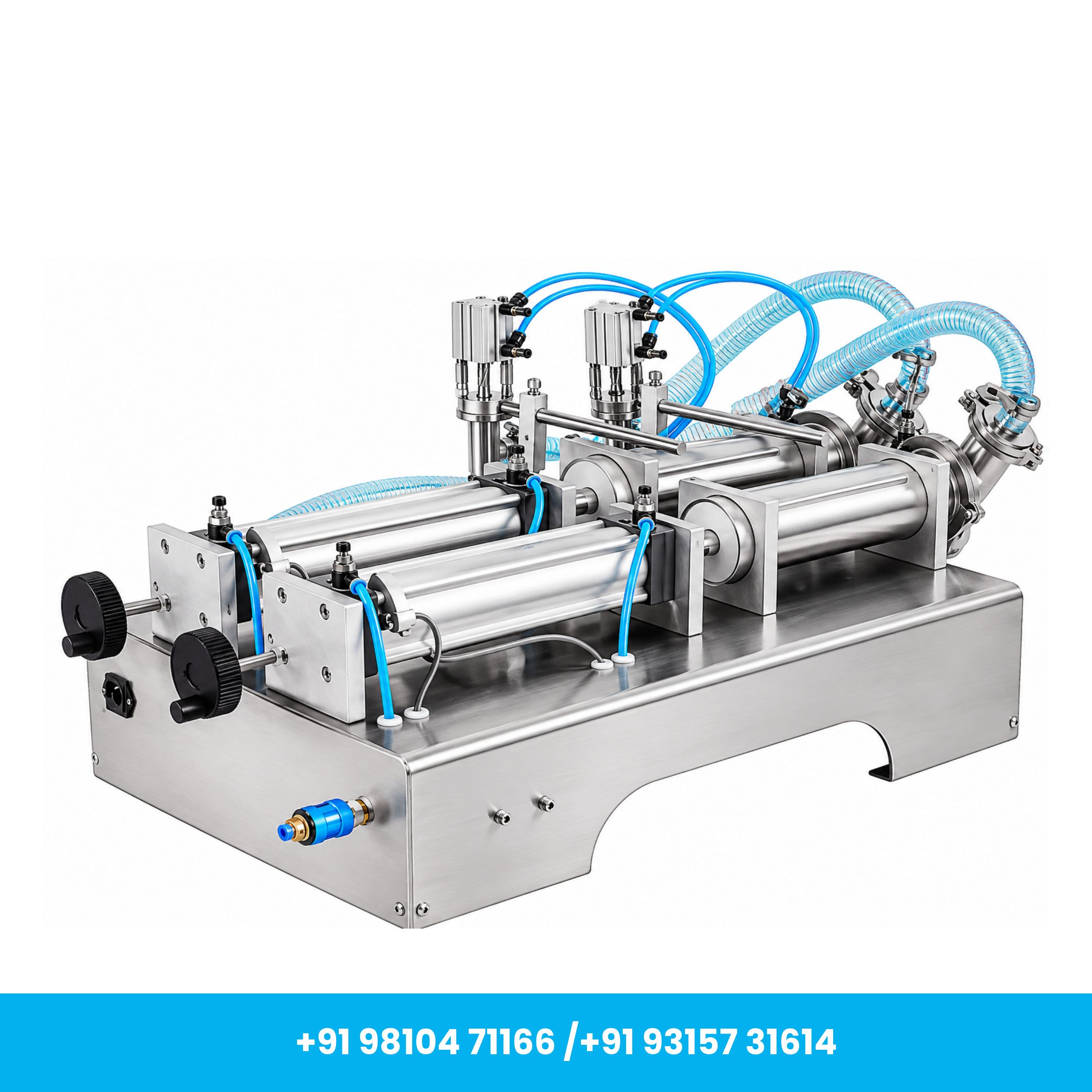 Semi-Automatic Double Nozzle Liquid Filling Machine 10–100 ml | Universal Seal™ - Image 2