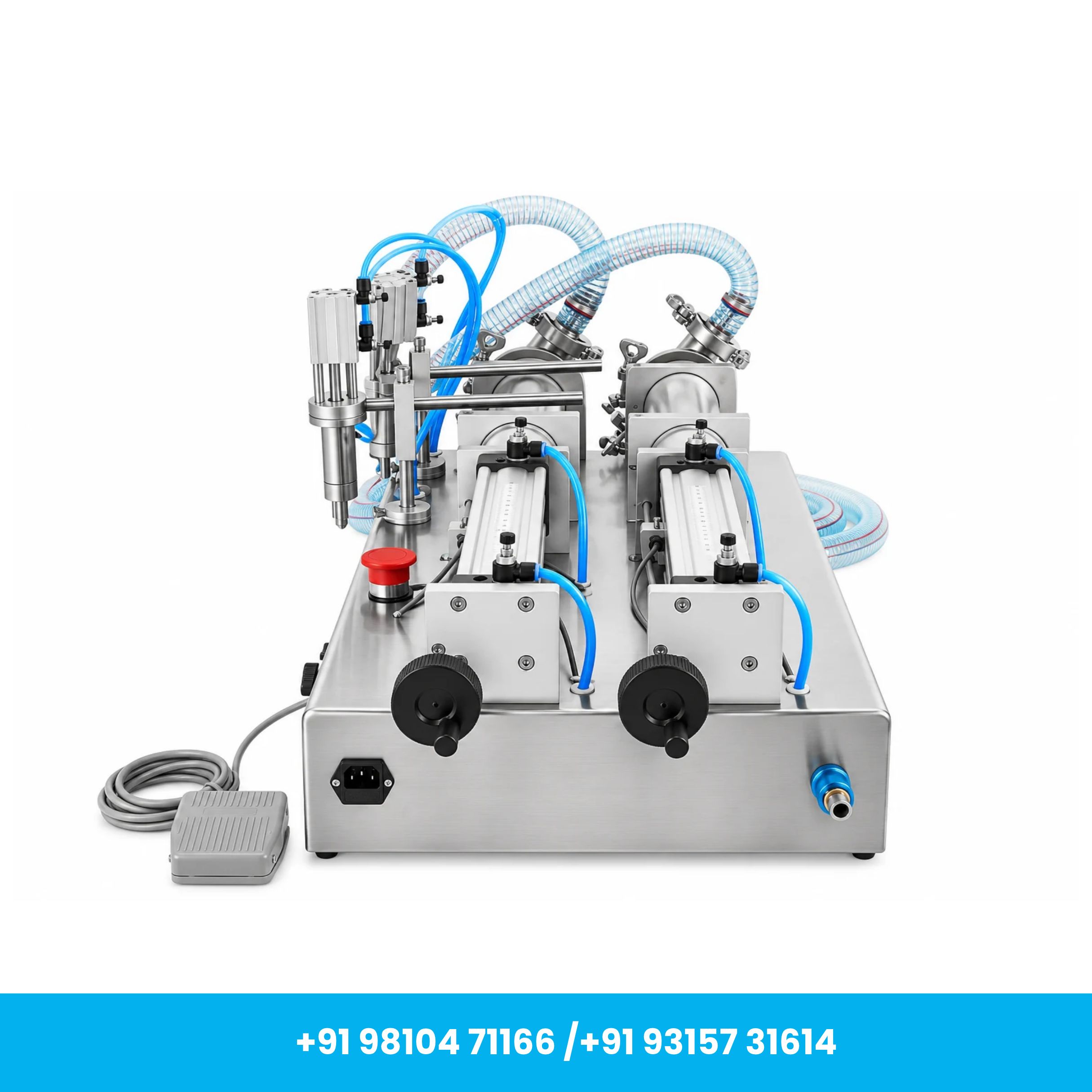 Semi-Automatic Double Nozzle Liquid Filling Machine 50–500 ml | Universal Seal™ - Image 3