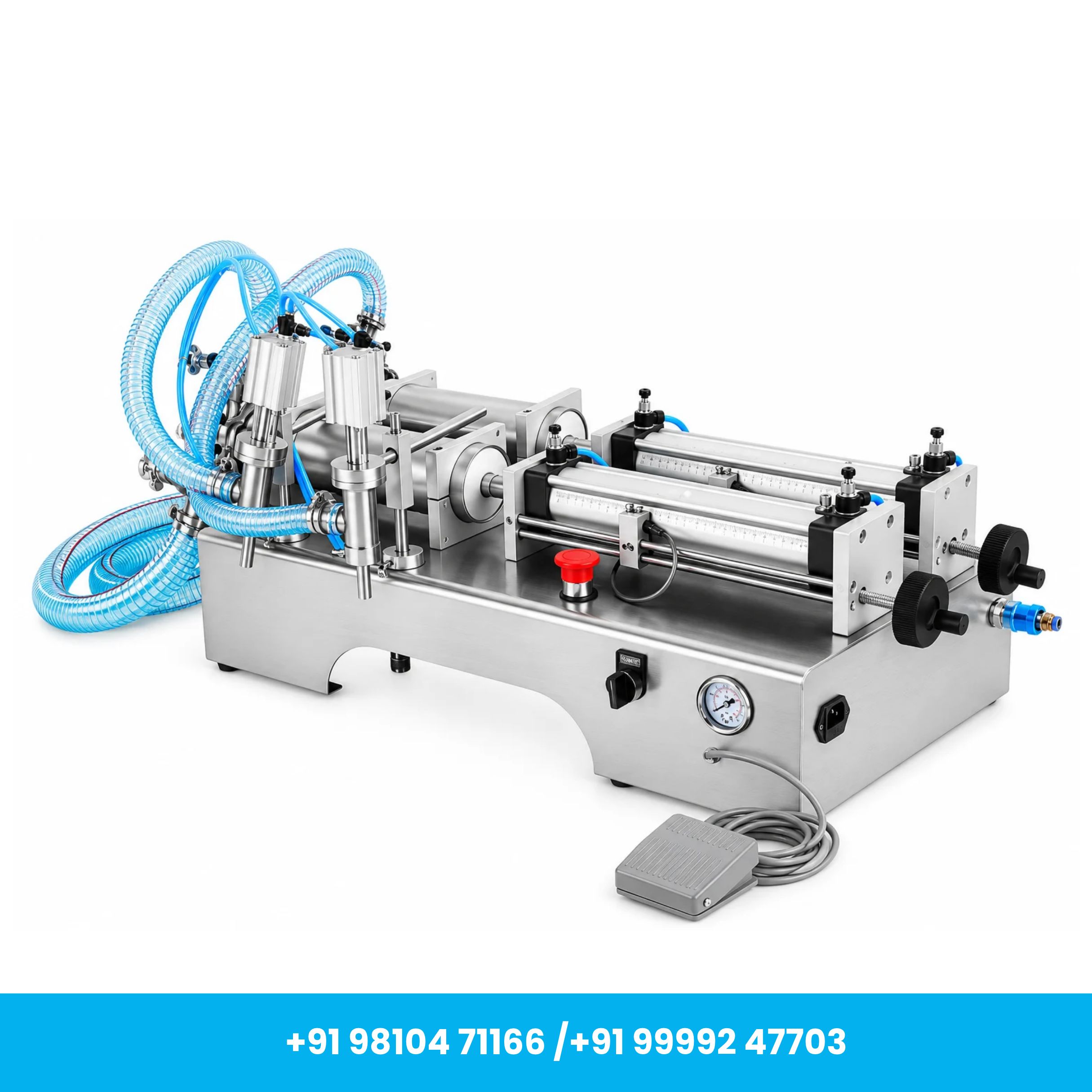 Semi-Automatic Double Nozzle Liquid Filling Machine 100–1000 ml | Universal Seal™ - Image 3