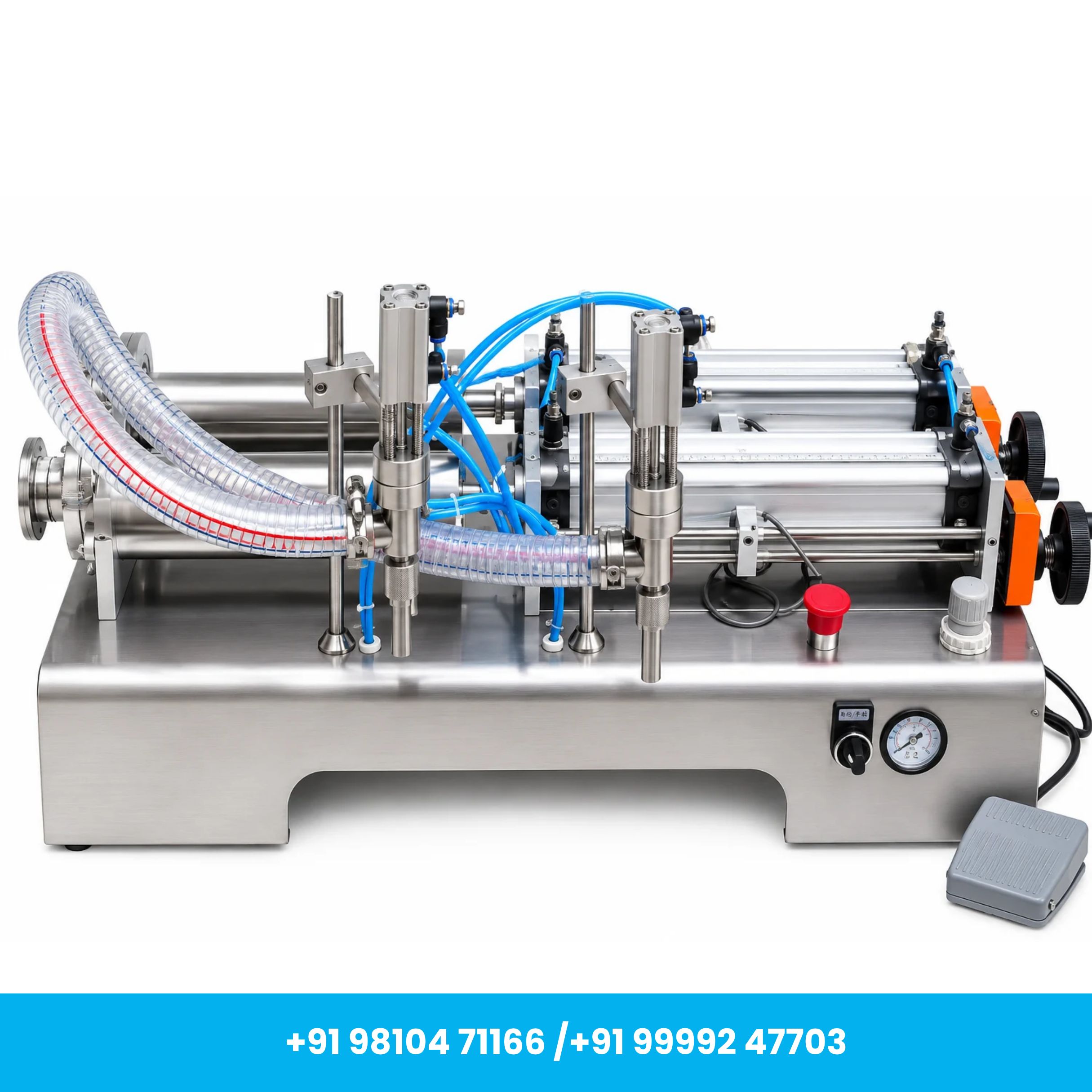 Semi-Automatic Double Nozzle Liquid Filling Machine 100–1000 ml | Universal Seal™ - Image 4